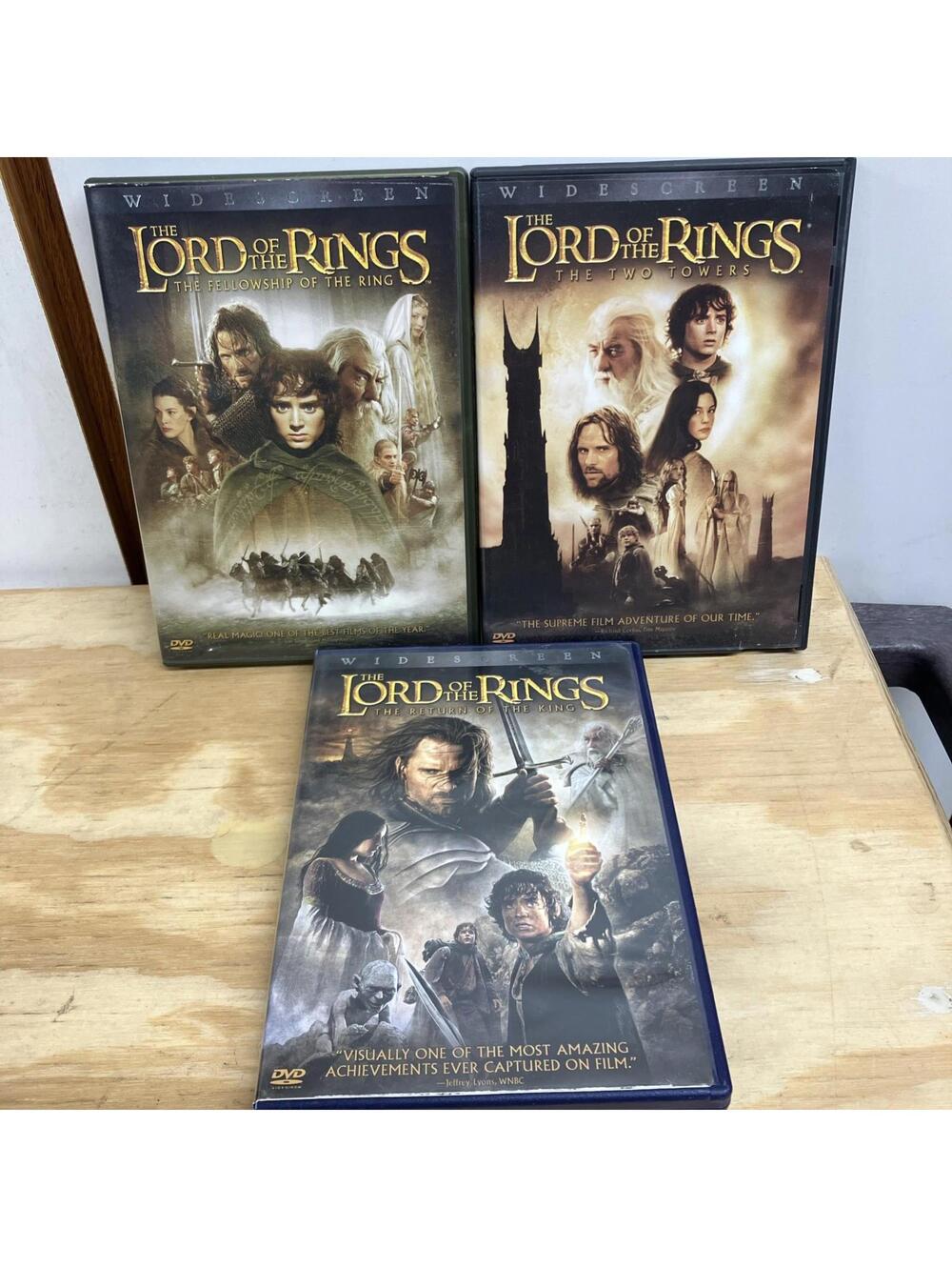 The Lord of the Rings Complete Trilogy 3 DVD Set (Widescreen)